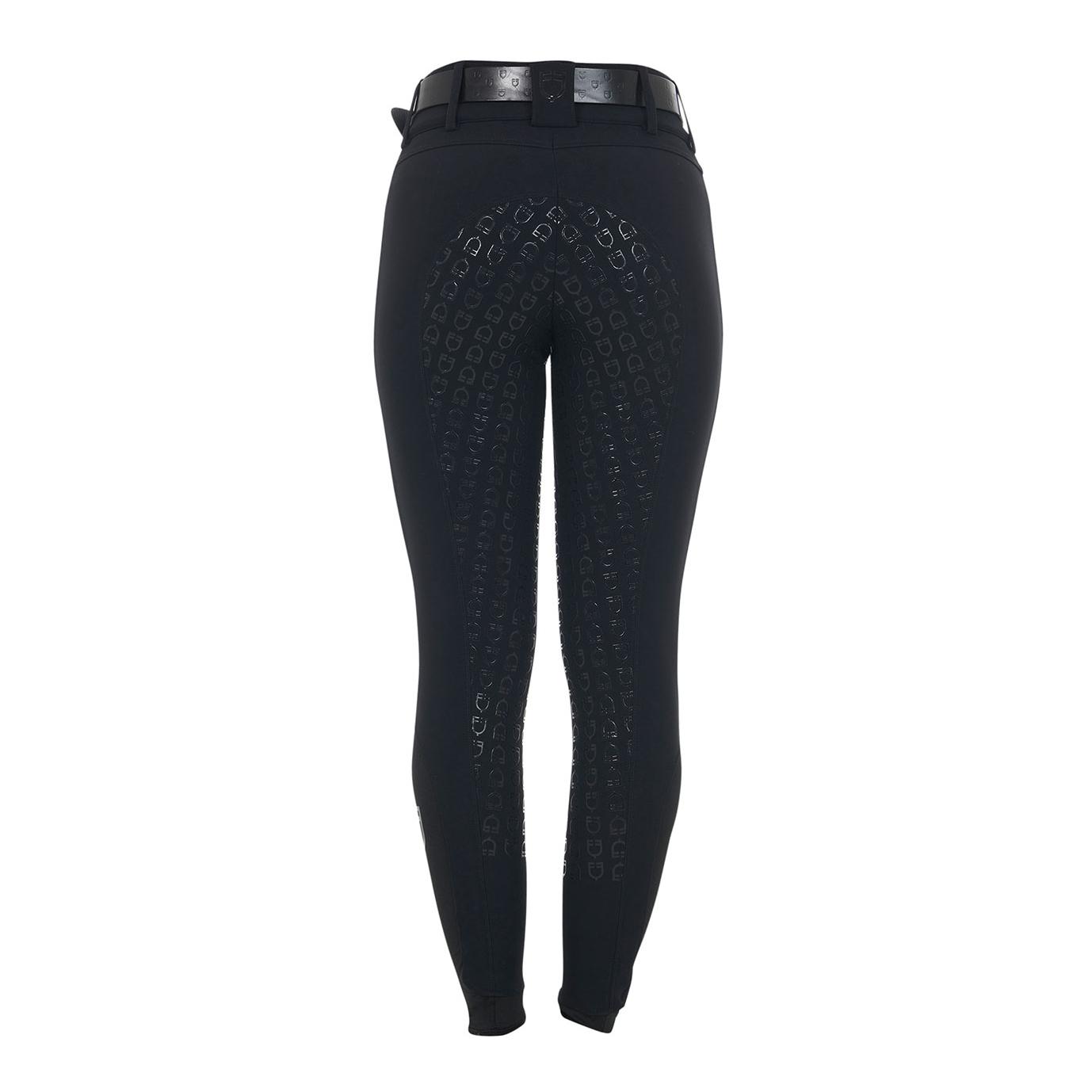 Equestro Culotte d'équitation taille haute à fond intégral pour filles