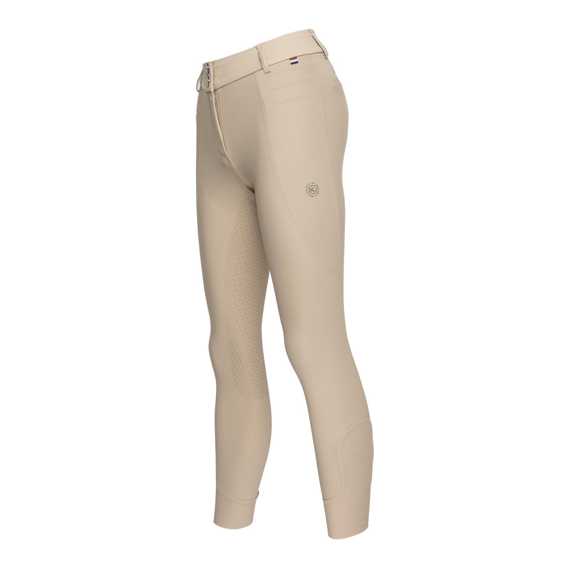 Kingsland Reithose Kerry Seamless Vollgrip Damen Beige Cobblestone