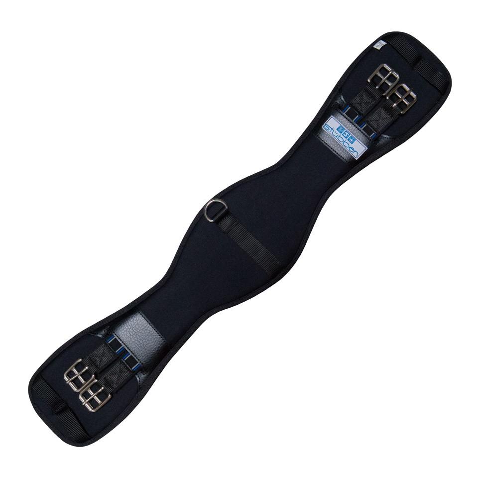 Stübben Sangle de selle en néoprène courte Coolmax - noir