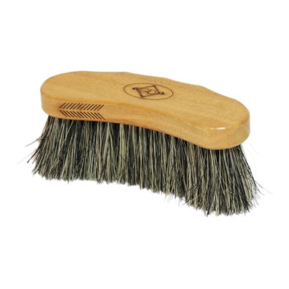 Grooming Deluxe Kardätsche mittel hart / Middle Hard Brush Beige