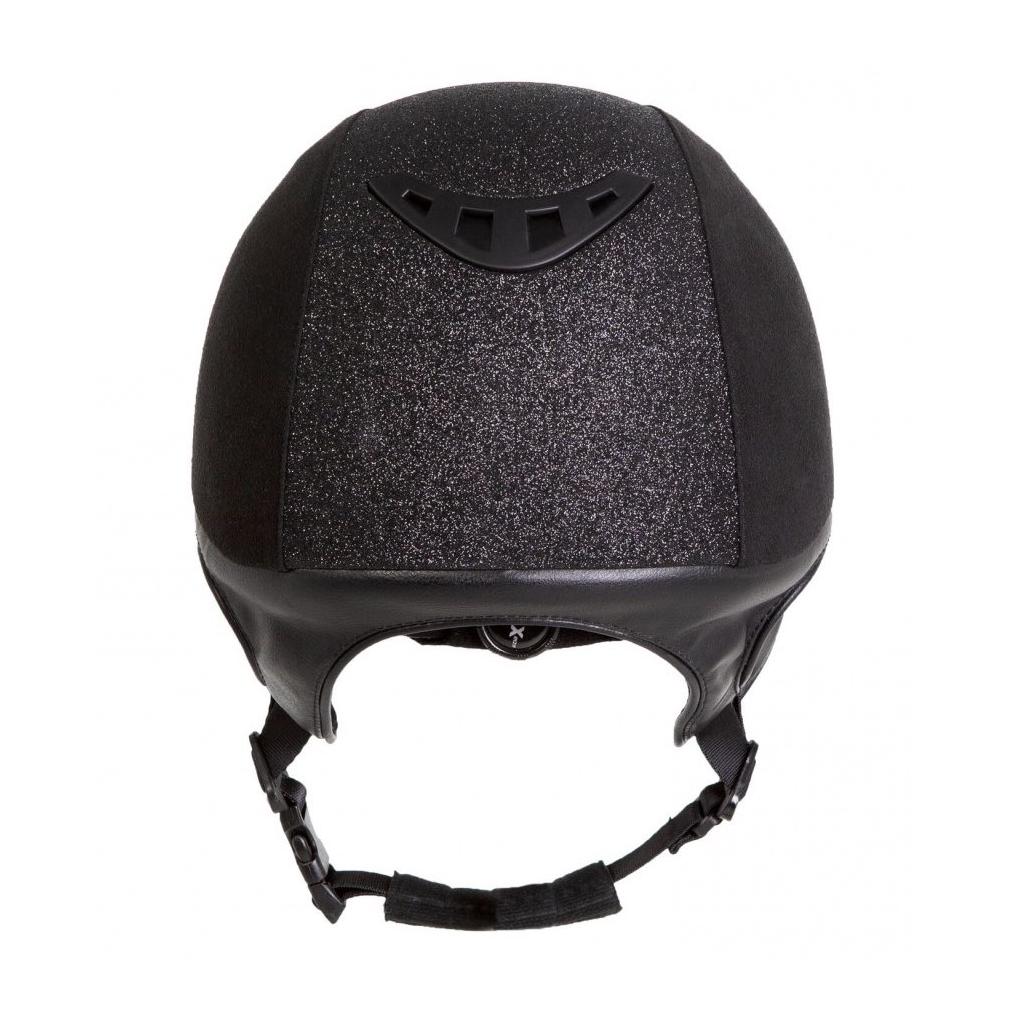 Back on Track Casque d'équitation pour femme EQ3 Microfibre Black Sand - noir