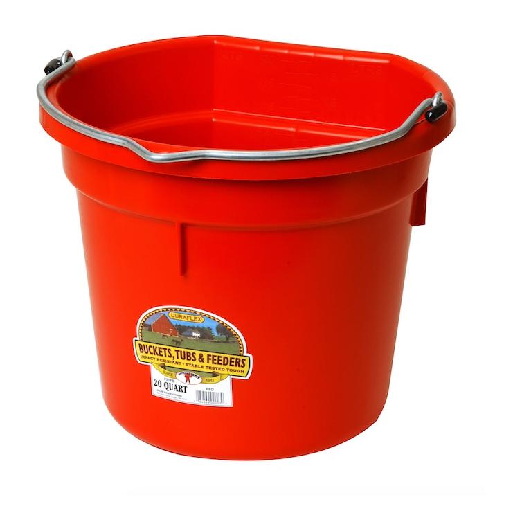 Little Giant FlatBack Eimer - rot