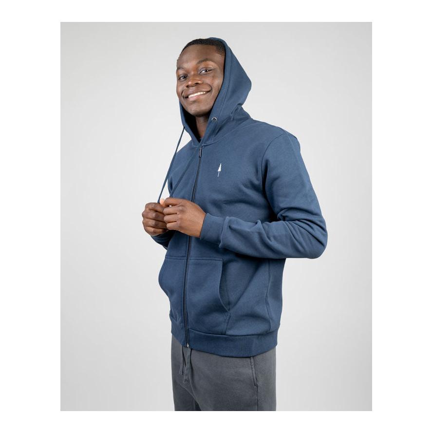 TreeHoodie Zip - Navy