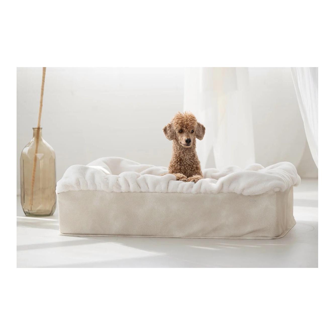 Dogspring by MAUL Hundebett Buddelbox® - creme