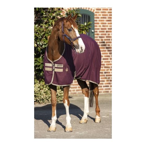 Horseware Couverture d'écurie Amigo Stable Sheet X Sur Poly - figue/bleu marine