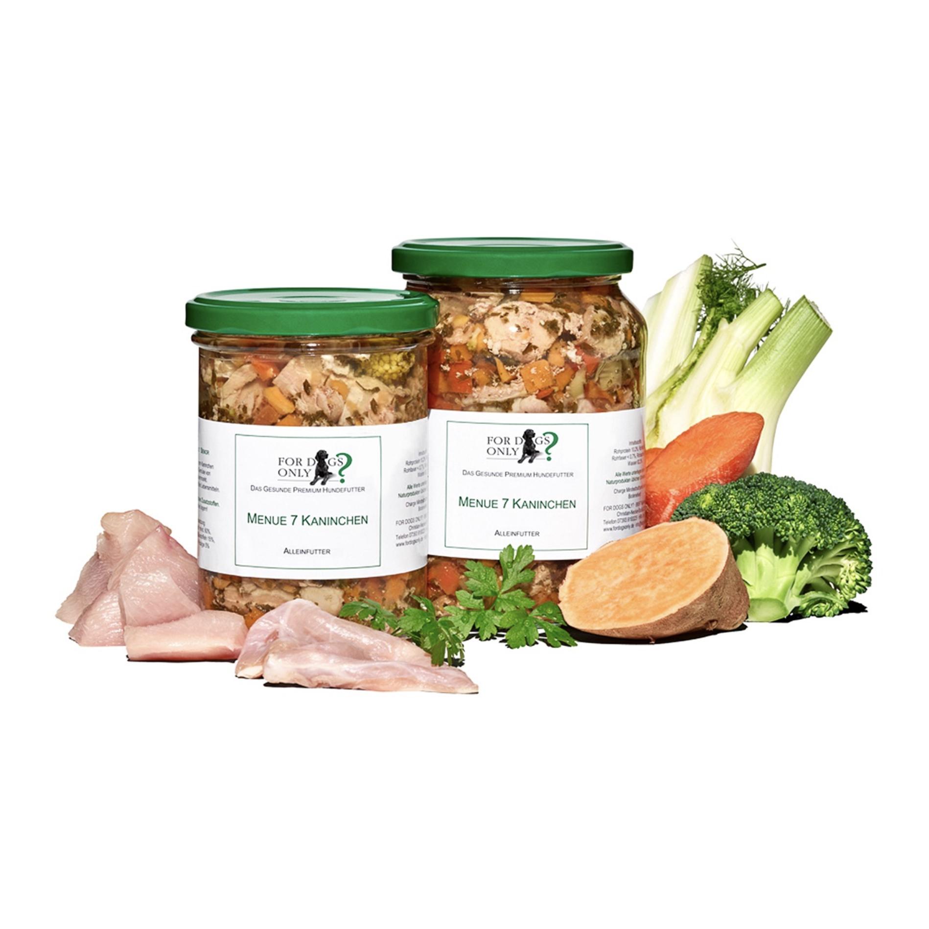 For Dogs Only? Nourriture pour chiens Premium Menu Lapin