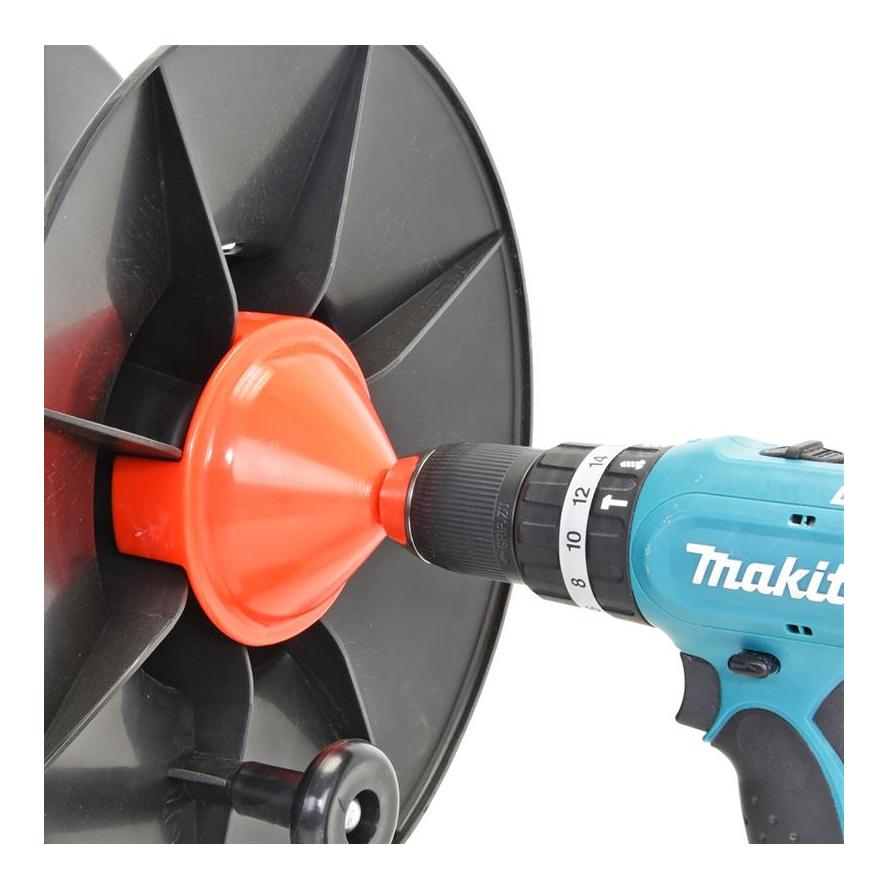 AKO Adaptateur d'enroulement Easy-Drill pour enrouleur de filet