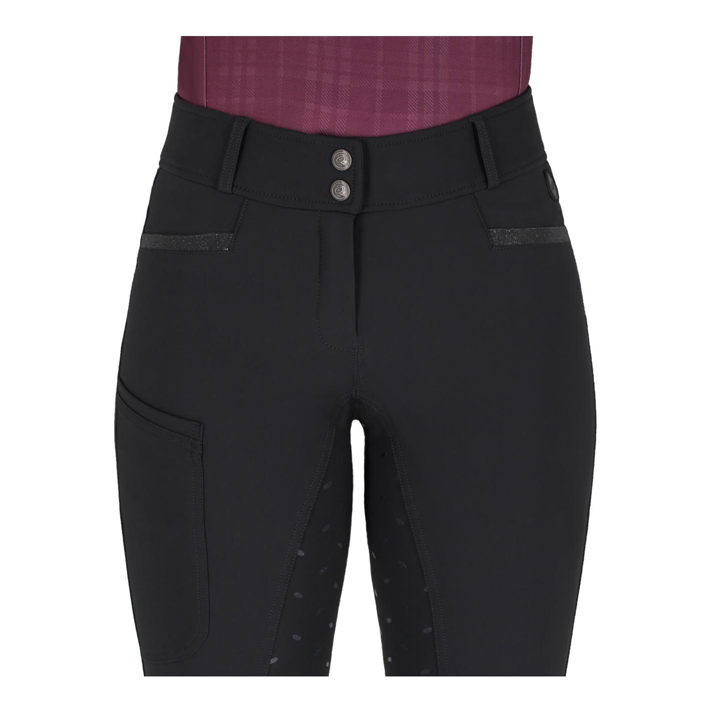 QHP Pantalon d'équitation Zahra à fond intégral