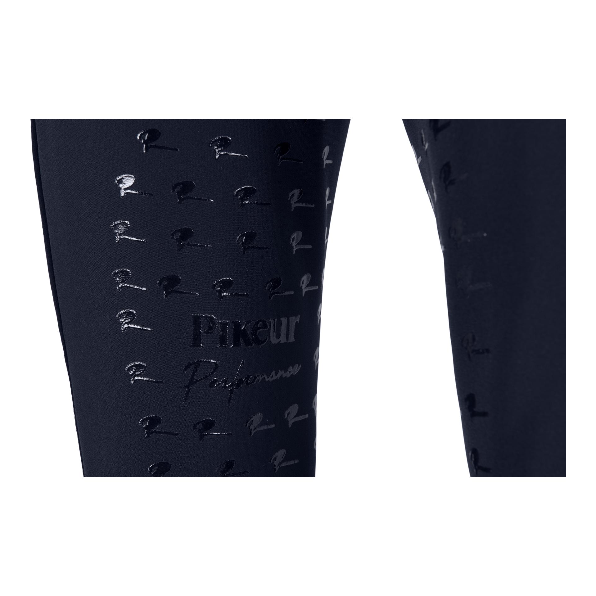 Pantalon d'équitation Oliva Athleisure avec grip au genou pour femmes - bleu nuit