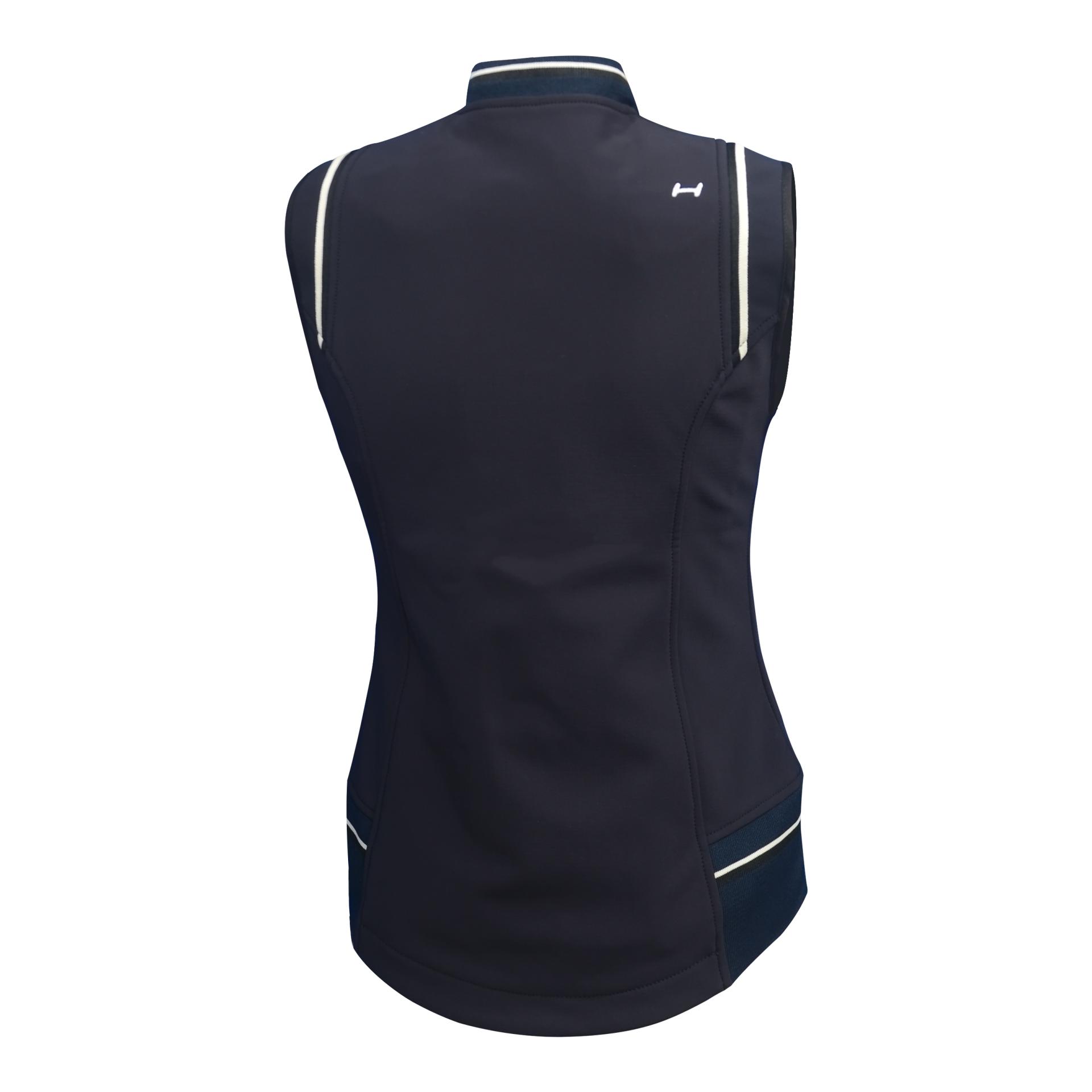 Helite Airshell Weste Prestige Unisex - kompatibel mit Zip'in Airbag - schwarz/weiss