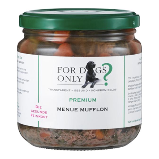 For Dogs Only? Nourriture pour chiens Premium Menue Mufflon