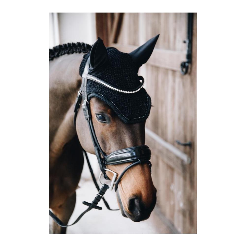 Kentucky Ohrengarn Wellington glitter - schwarz