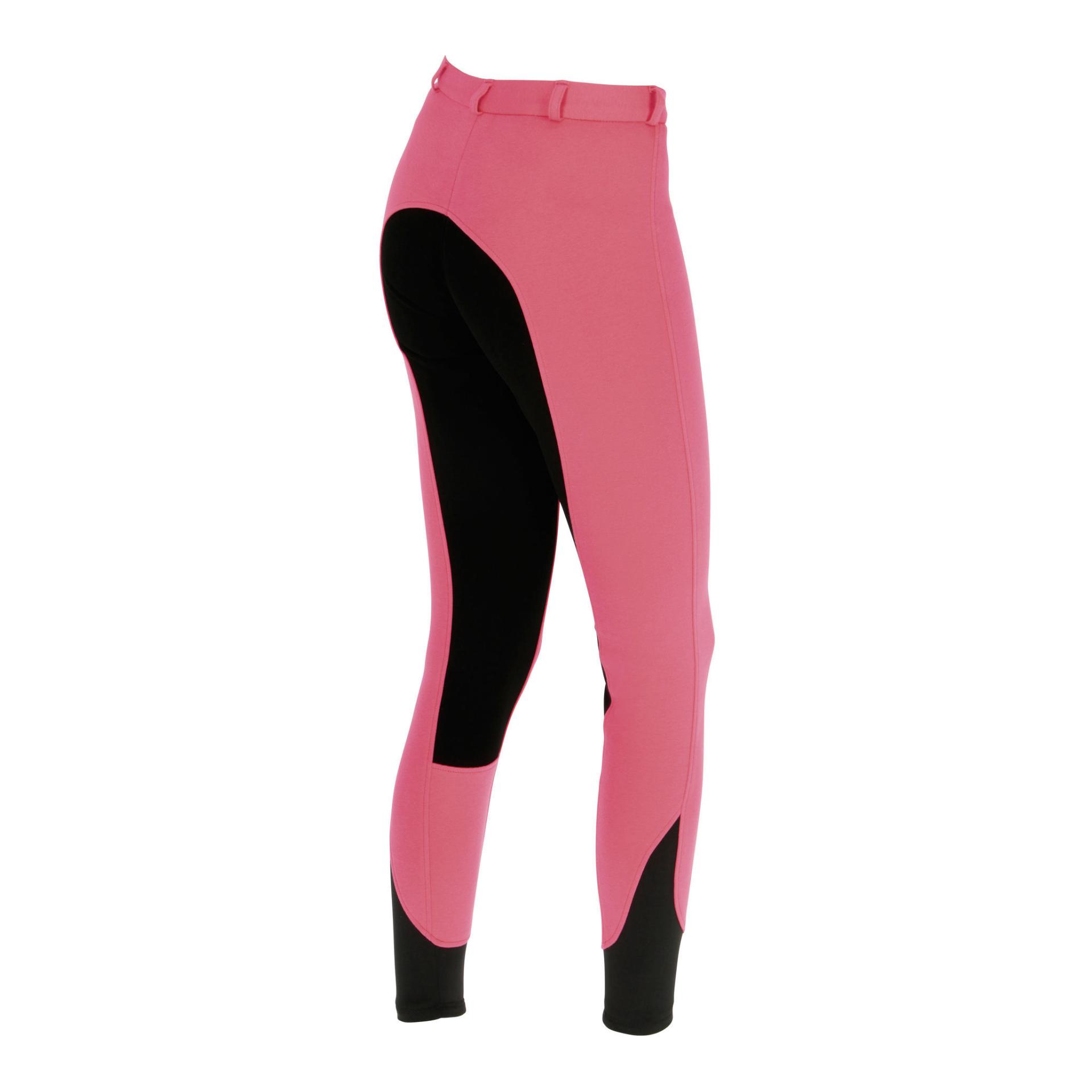 Covalliero Pantalon d'équitation Economic pour enfants avec doublure complète - rose foncé