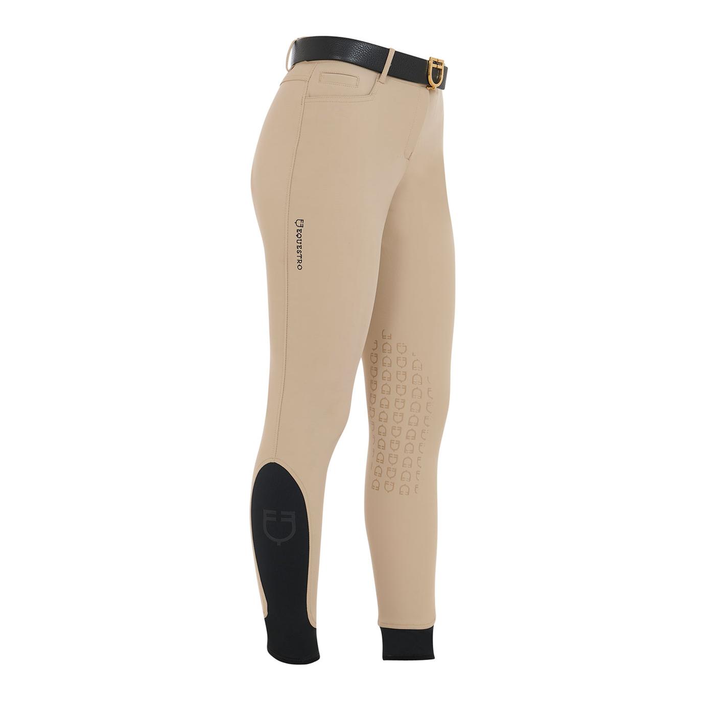Equestro Culotte d'équitation Zenda avec renforts aux genoux pour filles