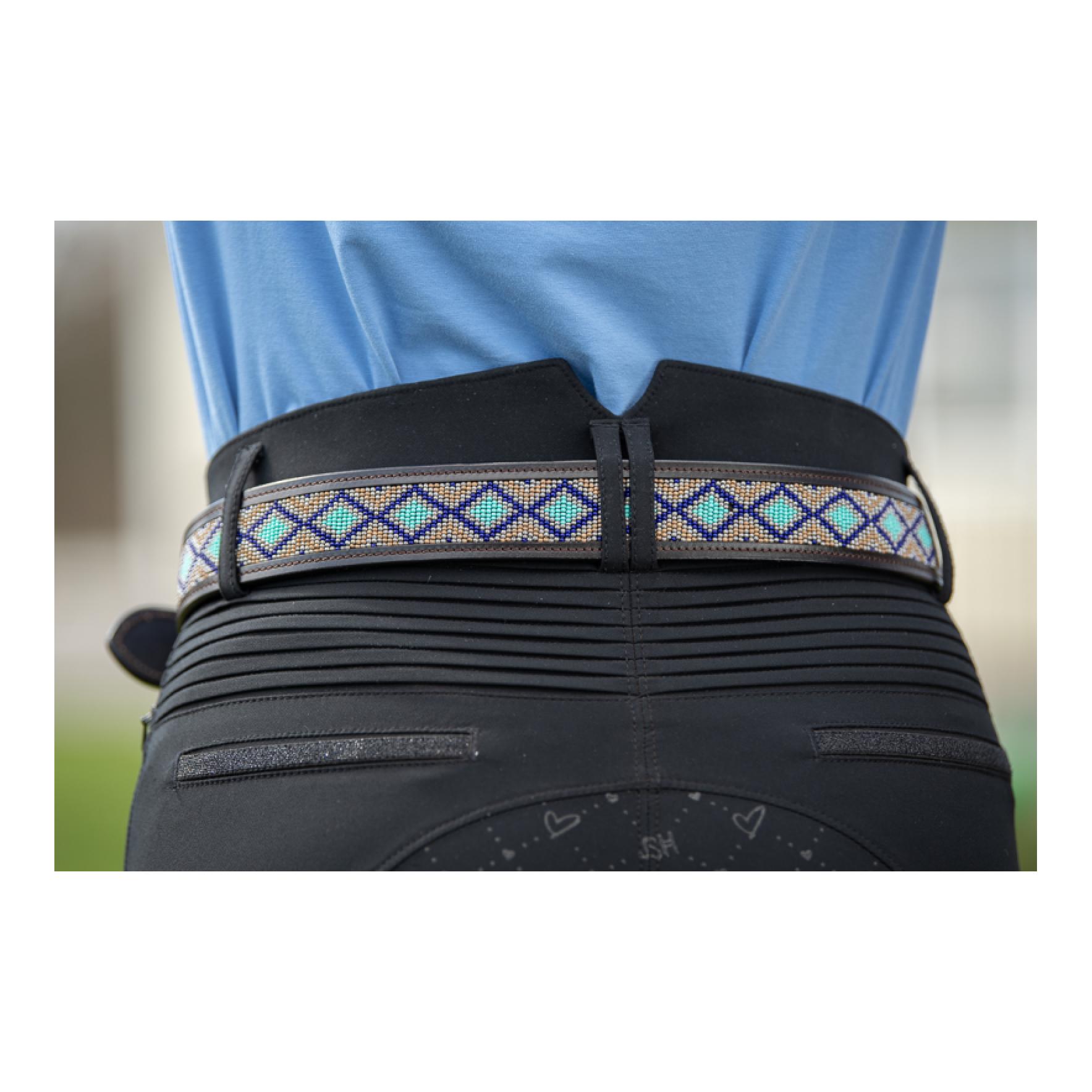 Soulhorse Ledergürtel Pearls Damen