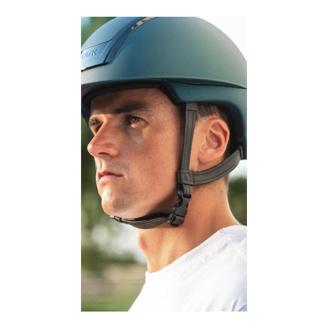 KASK Reithelm Nemesi Metal WP- schwarzer Kinnriemen