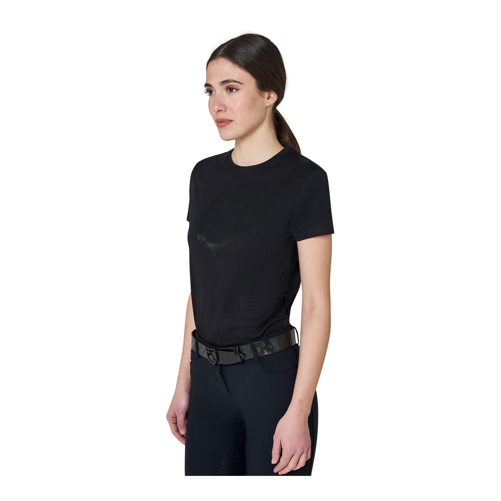 Equestro T-Shirt glossy Logo Damen