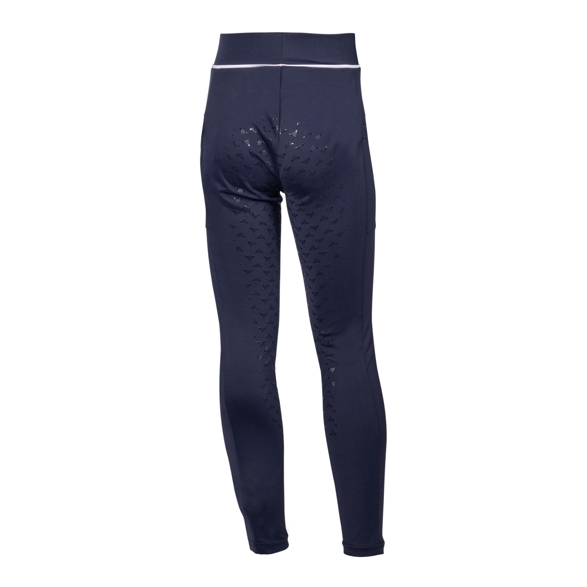 HKM Leggings d'équitation Maui avec fond intégral en silicone