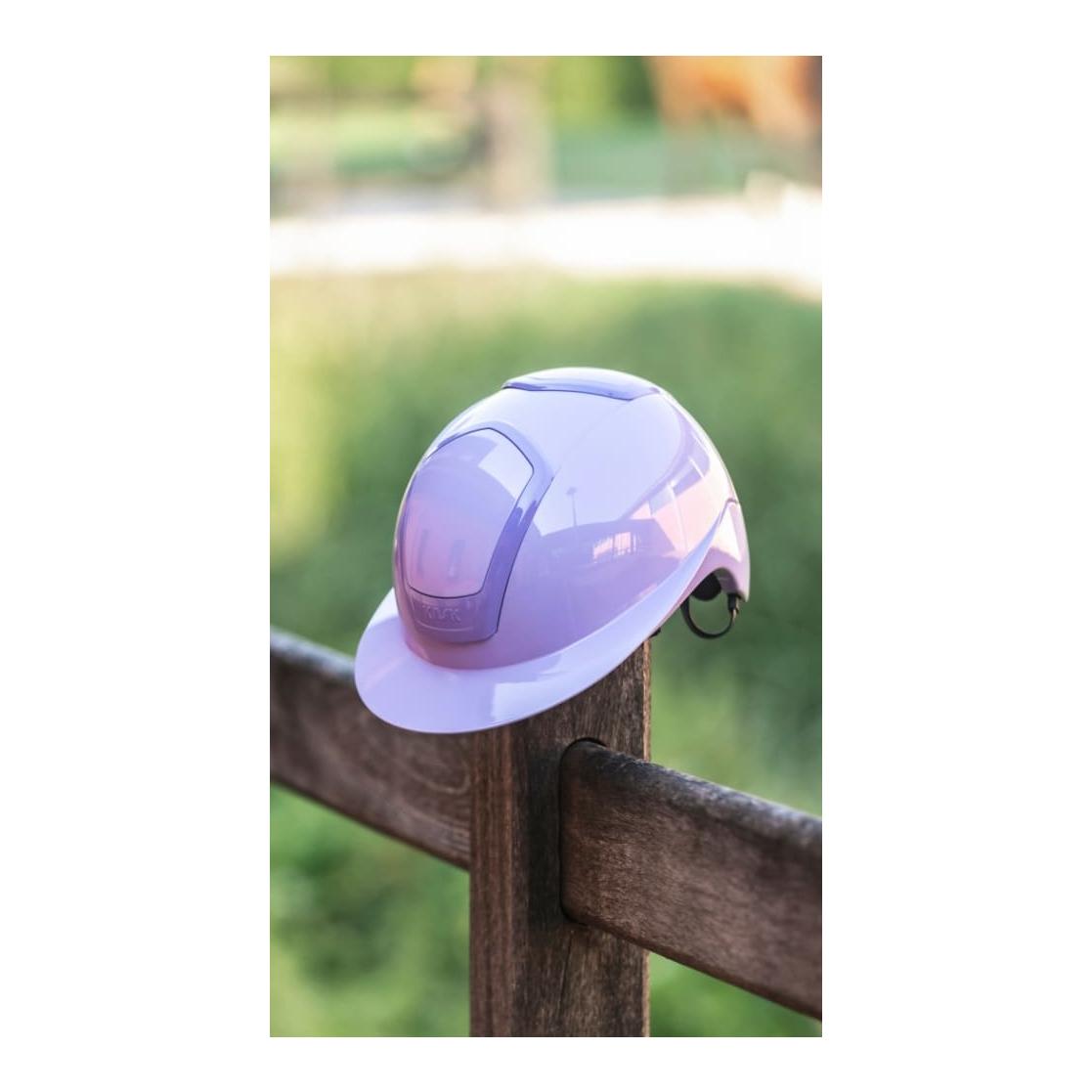 KASK Reithelm Nemesi Shine WP - schwarzer Kinnriemen