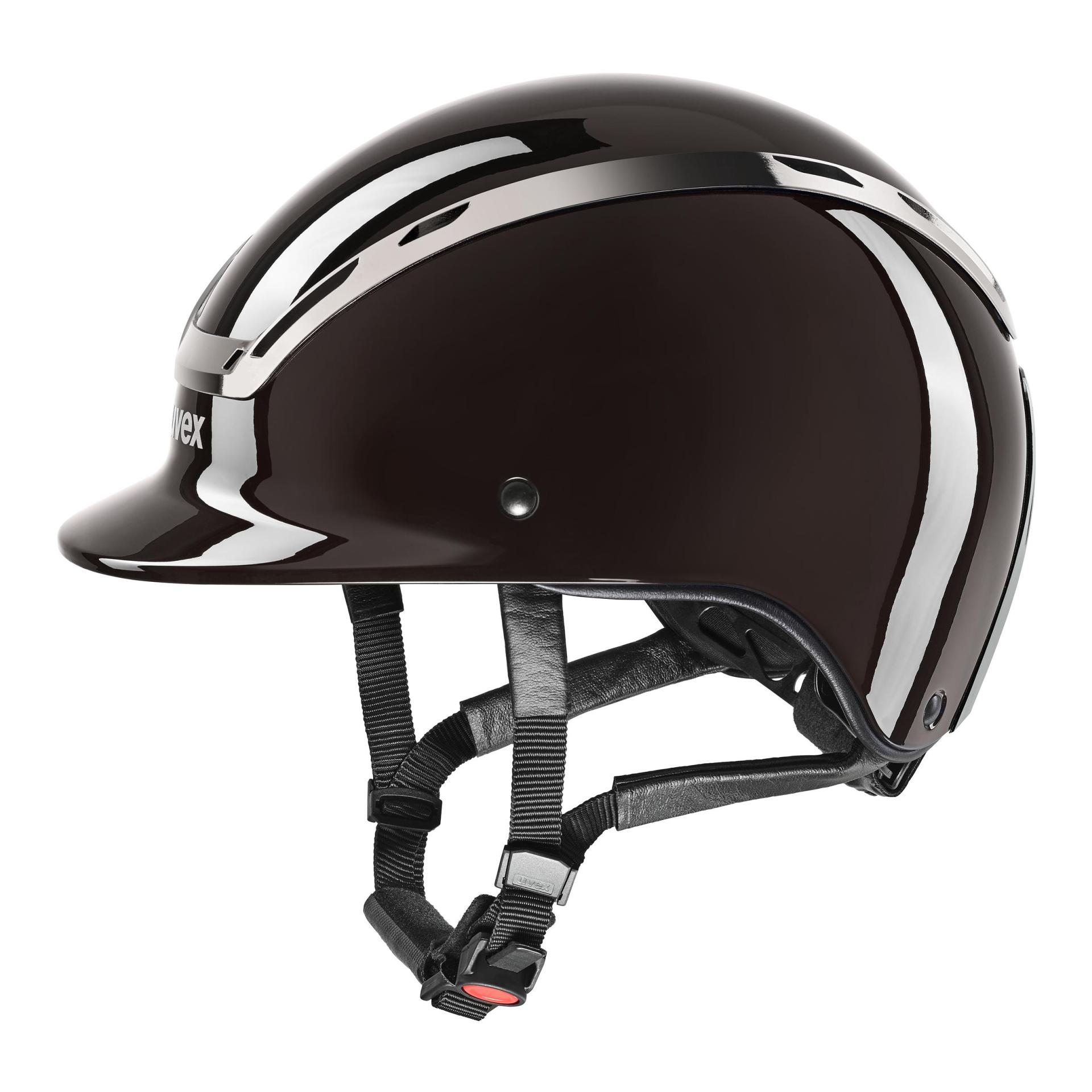 Uvex Reithelm Exxeed Shiny Chrome