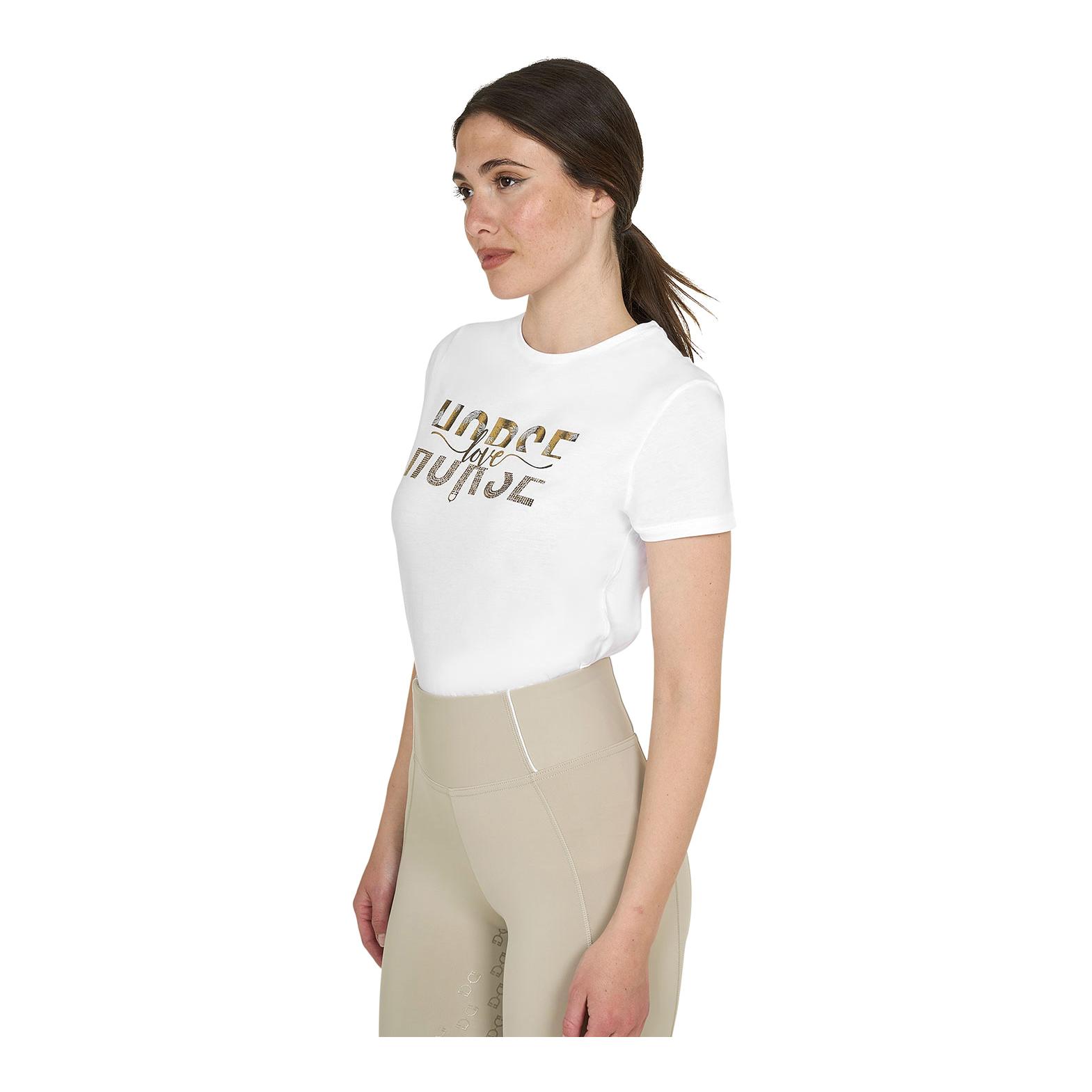 Equestro T-shirt « Horse Love » pour femme