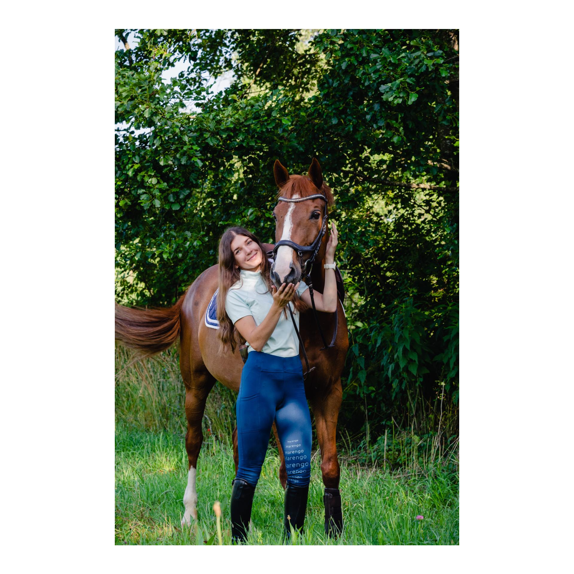 Marengo Legging d’équitation Georgina grip genou femmes