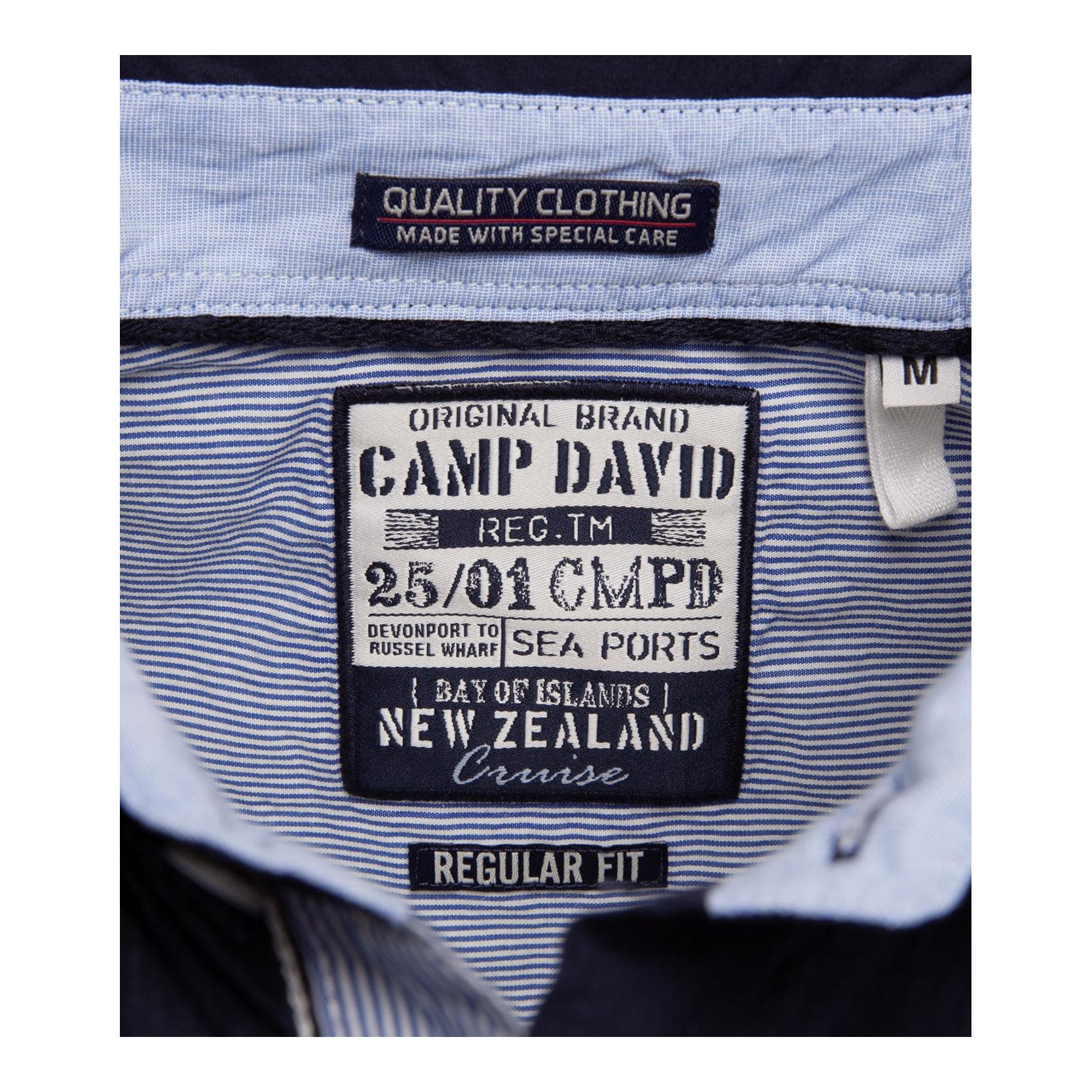 Camp David Chemise manches courtes Bay of Island I – pour hommes – blue navy