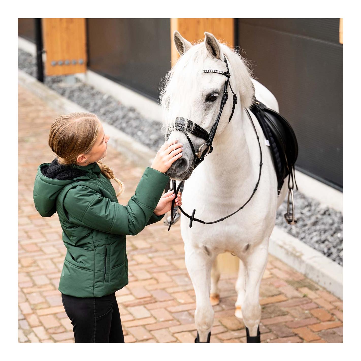 QHP Winterjacke Rayah Junior mit abnehmbaren Ärmeln