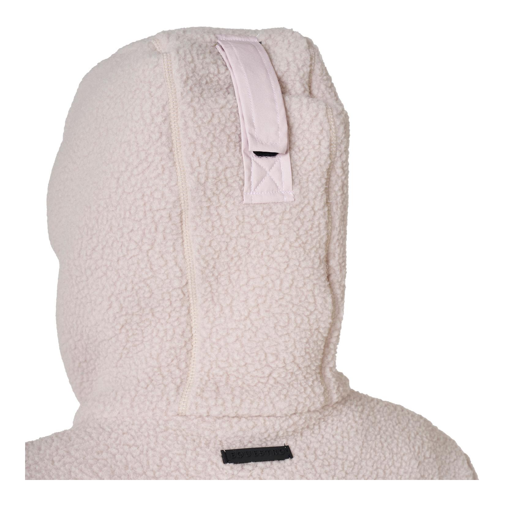 Equestro Veste à capuche en moumoute Teddy femme