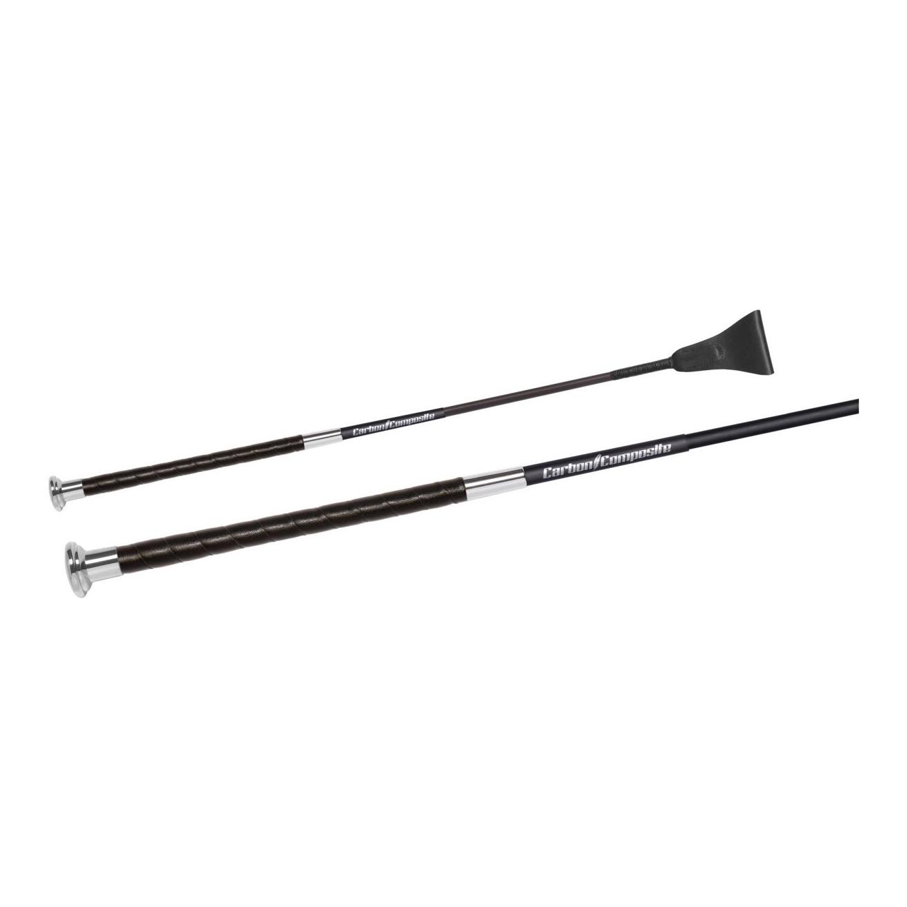 Fleck Cravache Carbon Composite Premium / Poignée en cuir - noir