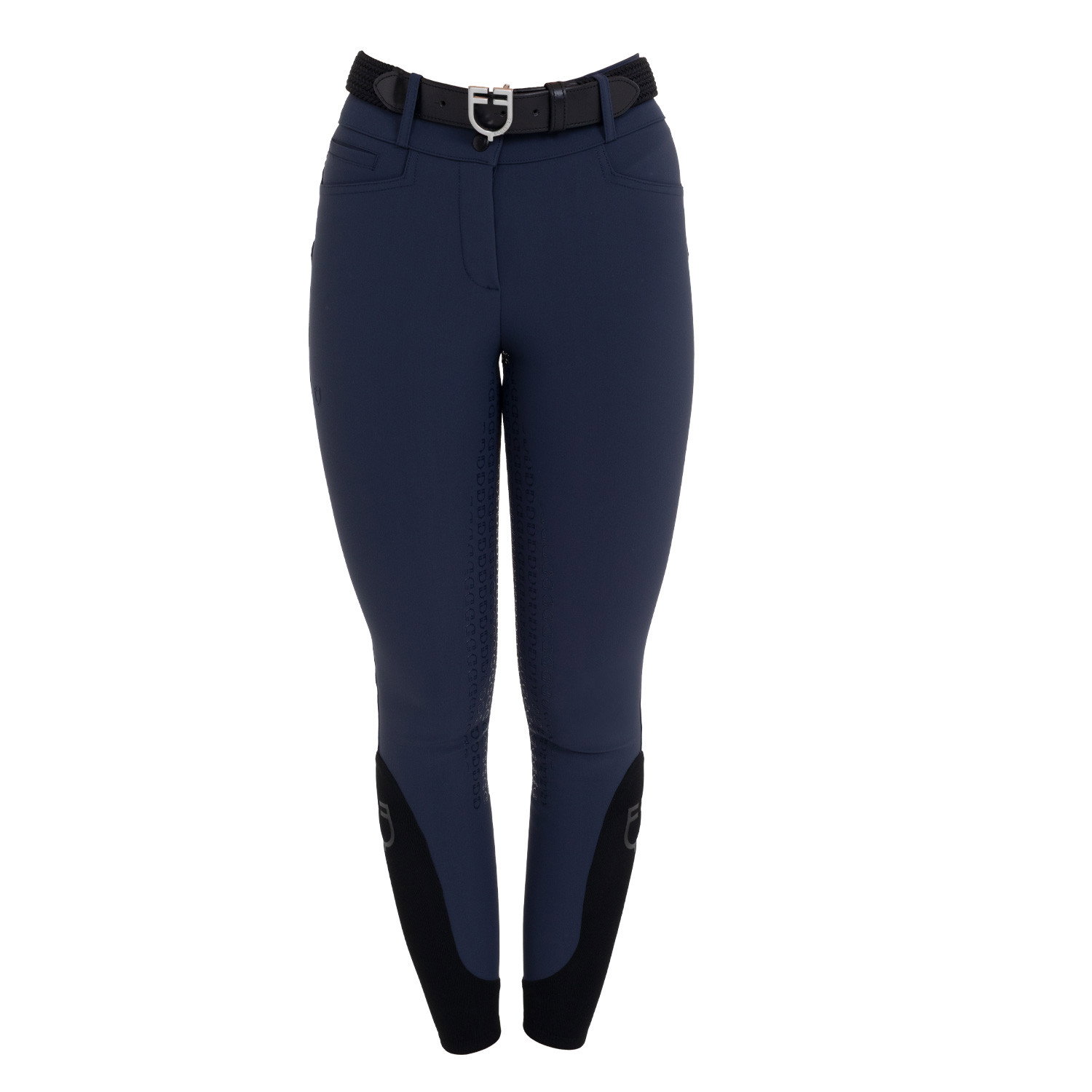 Equestro Pantalon d'équitation taille haute fond intégral femme
