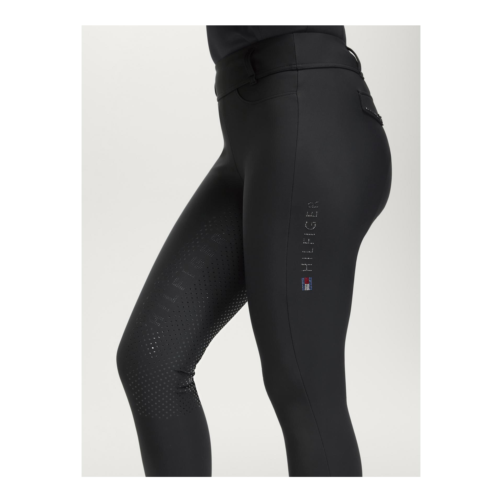 Tommy Hilfiger Equestrian Winterreithose Highland Vollgrip Strass Damen