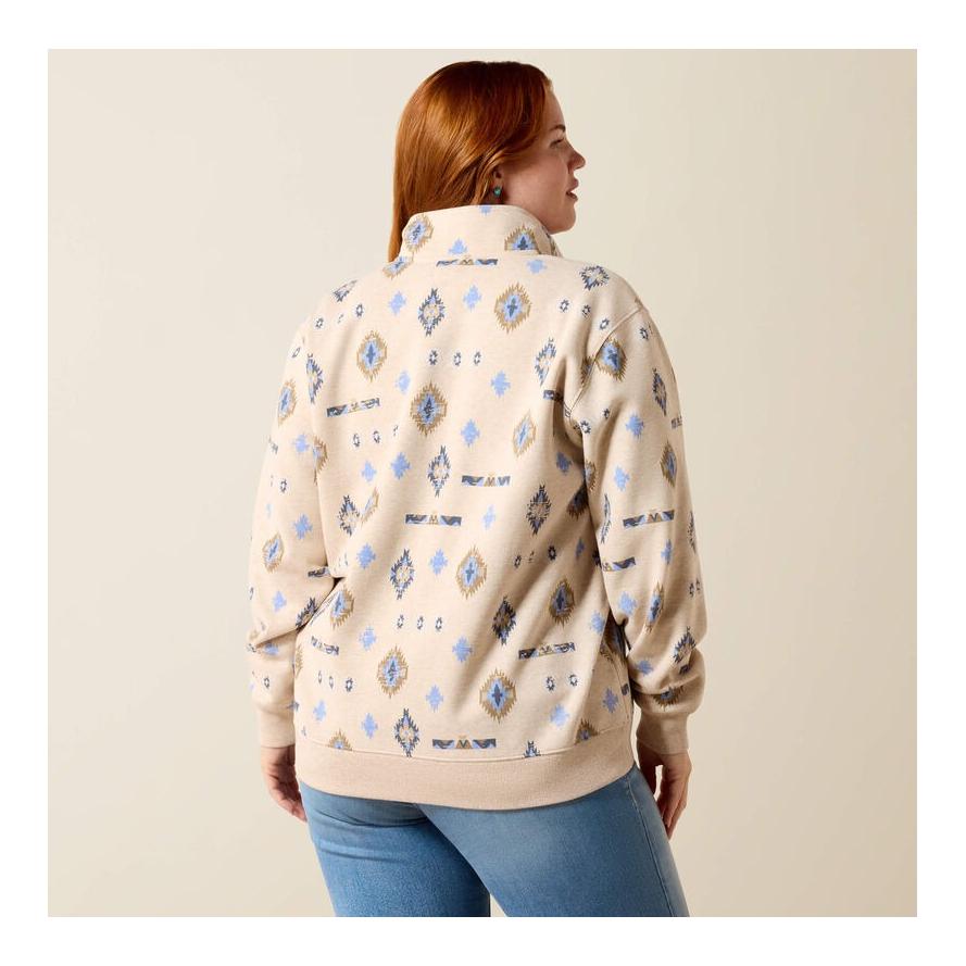 Ariat Sweatshirt 1/2 Zip Sapphire Femme