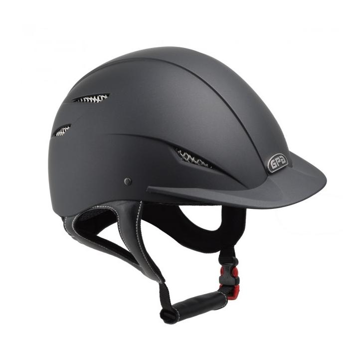 Casque d'équitation Easy mat - noir
