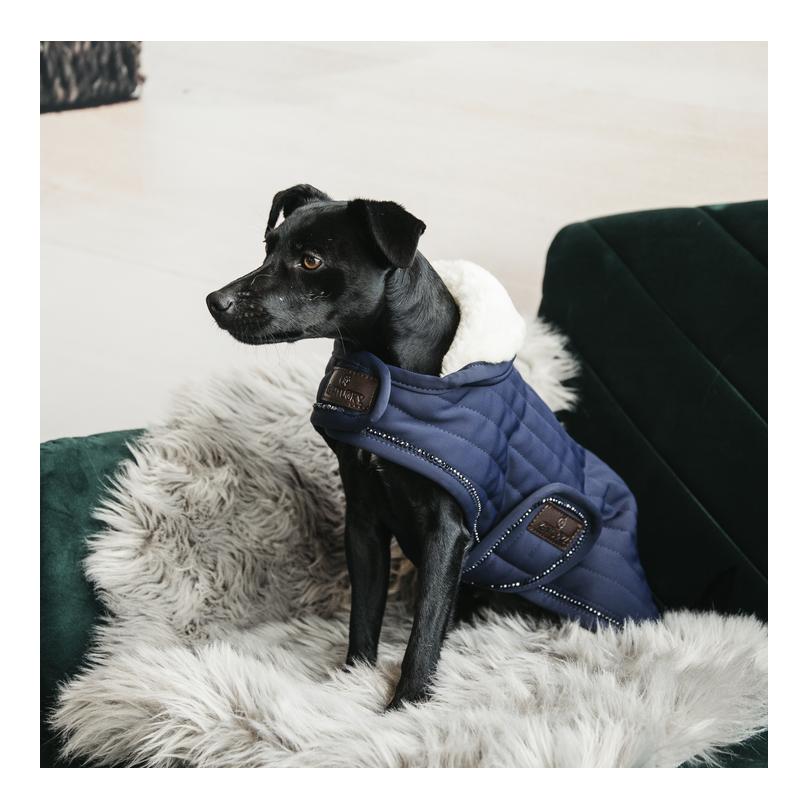 Hundemantel Dog Coat Pearls - navy
