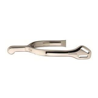 Sprenger Dressursporen für Damen - Argentan - mit Balkenhol Schlaufe- 35mm Dorn abgerundet Silber