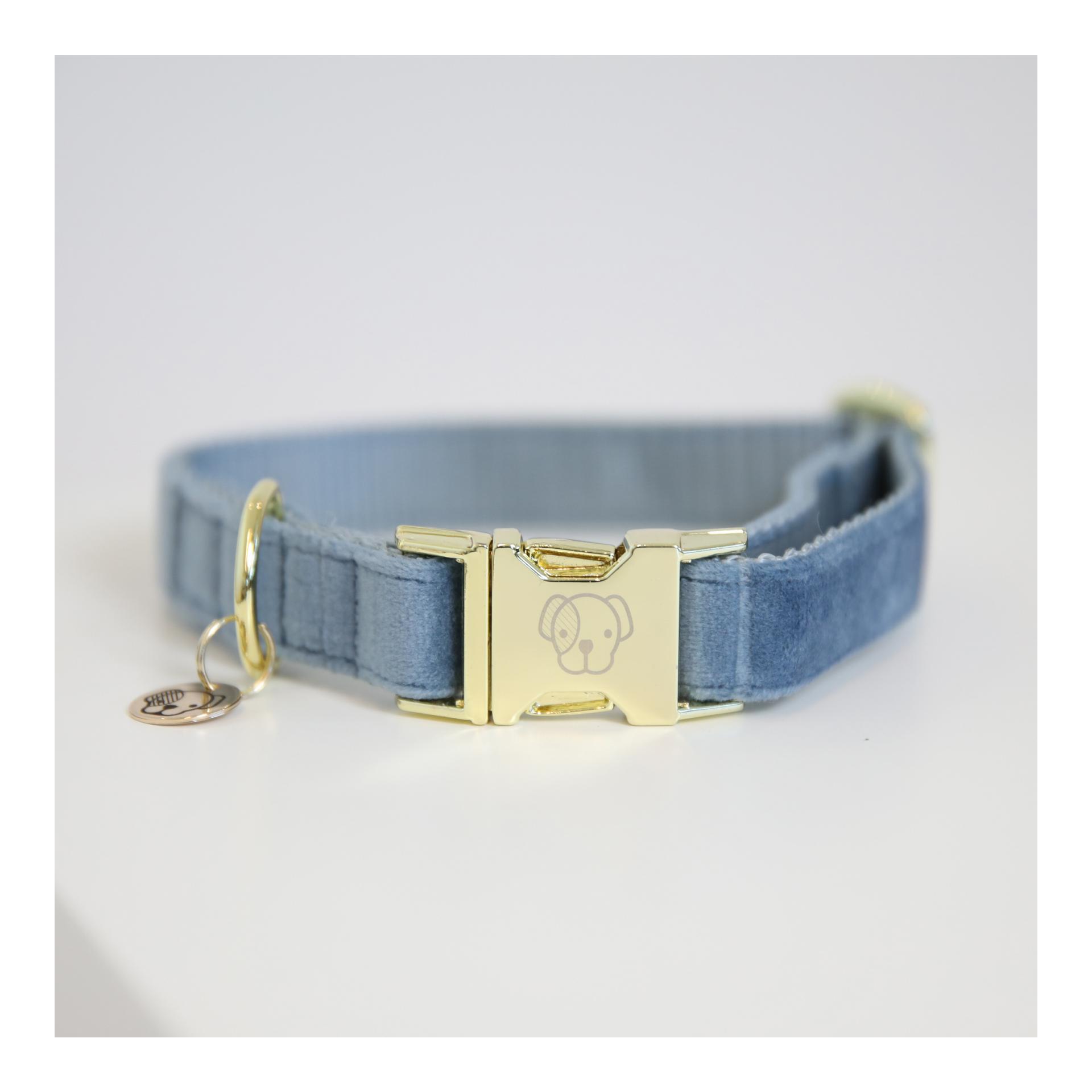 Kentucky Dogwear Collier pour chien Velvet - bleu clair