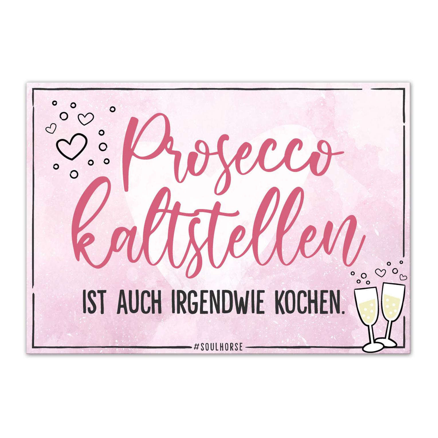 Soulhorse "Panneau d'écurie "Prosecco