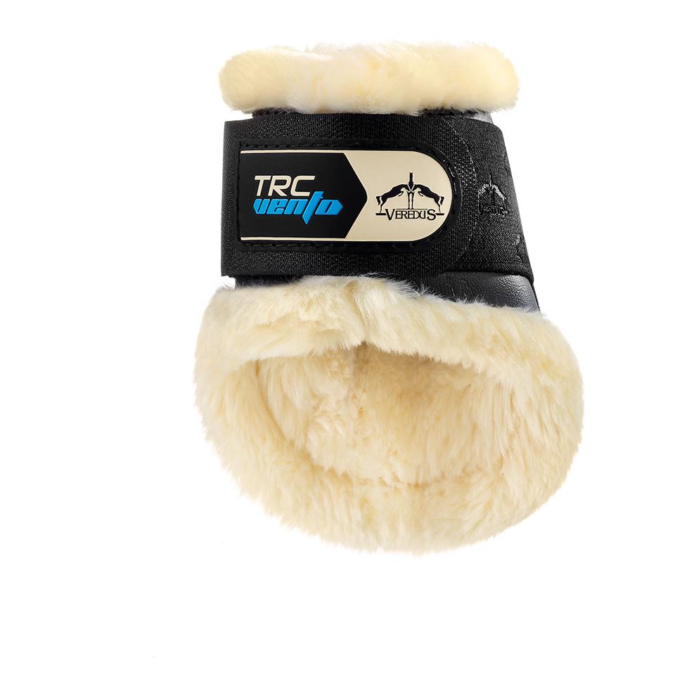 Veredus Streichkappen KUNSTFELL TRC VENTO Save The Sheep - schwarz