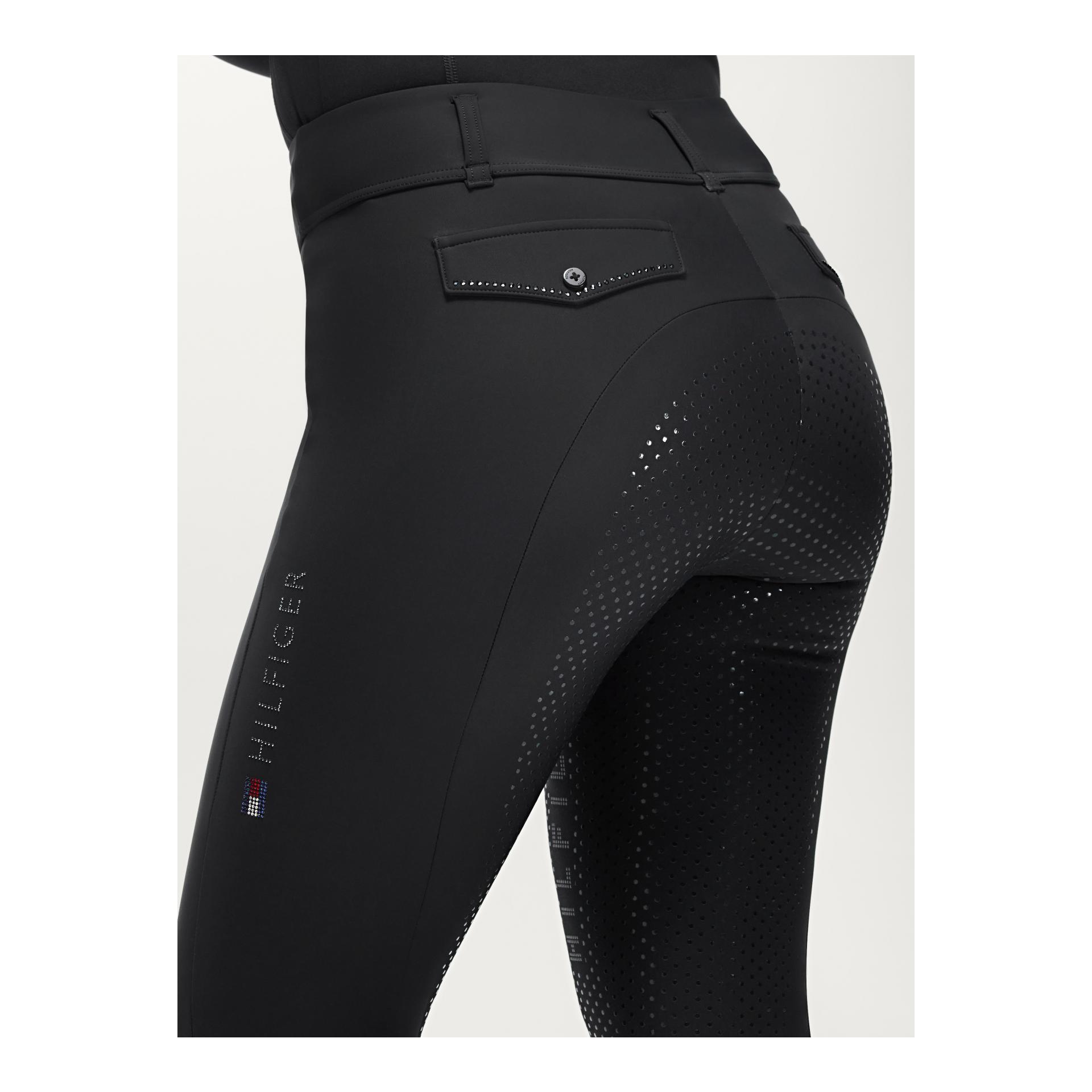 Tommy Hilfiger Equestrian Winterreithose Highland Vollgrip Strass Damen