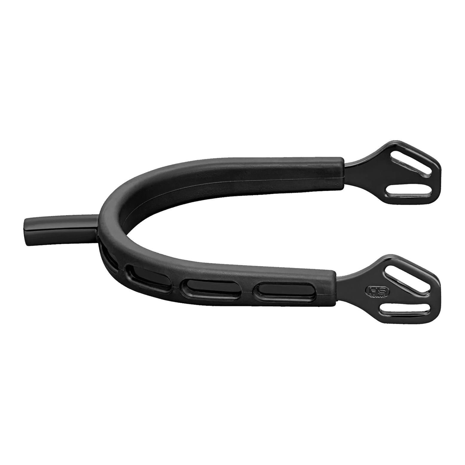 Sprenger Sporen ULTRA fit Extra Grip Sporen black Series, flaches Halsende 25 mm