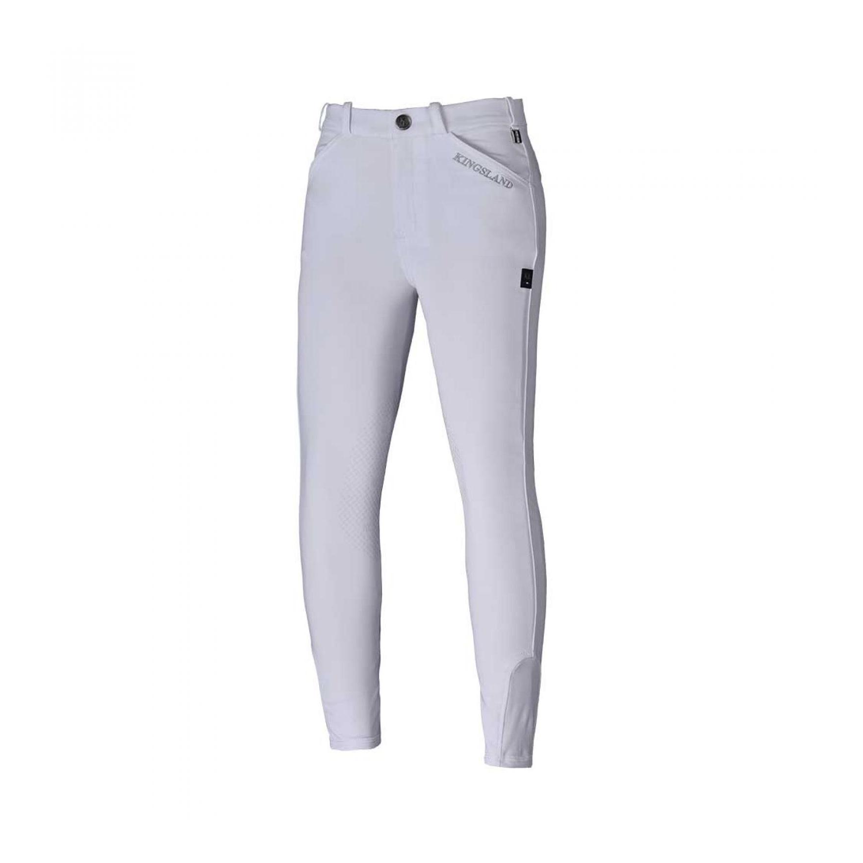 Kingsland Reithose KLKonrad Classic Kniegrip Boys - weiss
