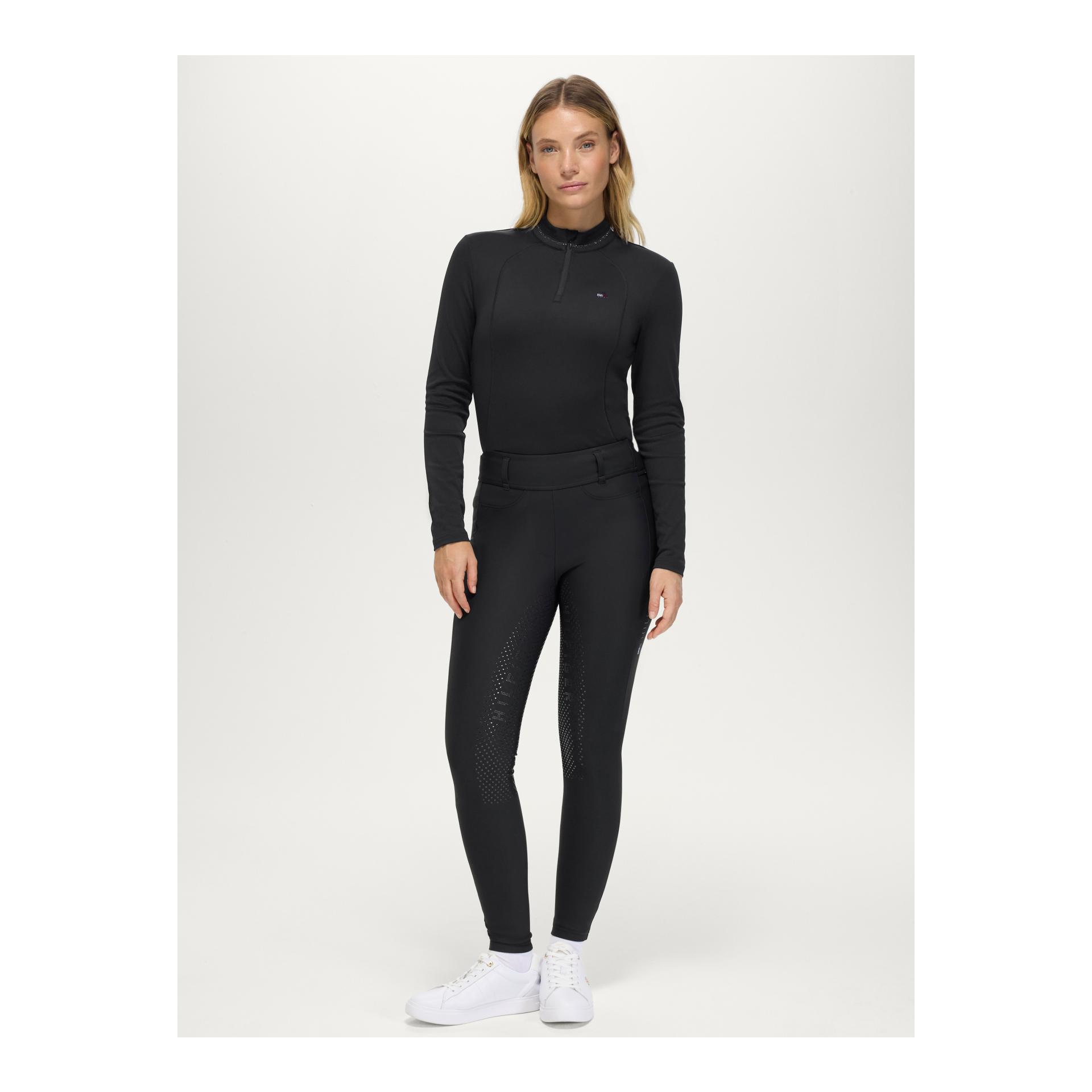 Tommy Hilfiger Equestrian Winterreithose Highland Vollgrip Strass Damen
