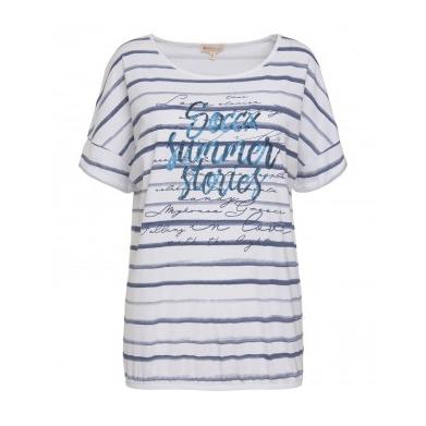 T-shirt Oversize 1/2 Mykonos pour dames - opticwhite