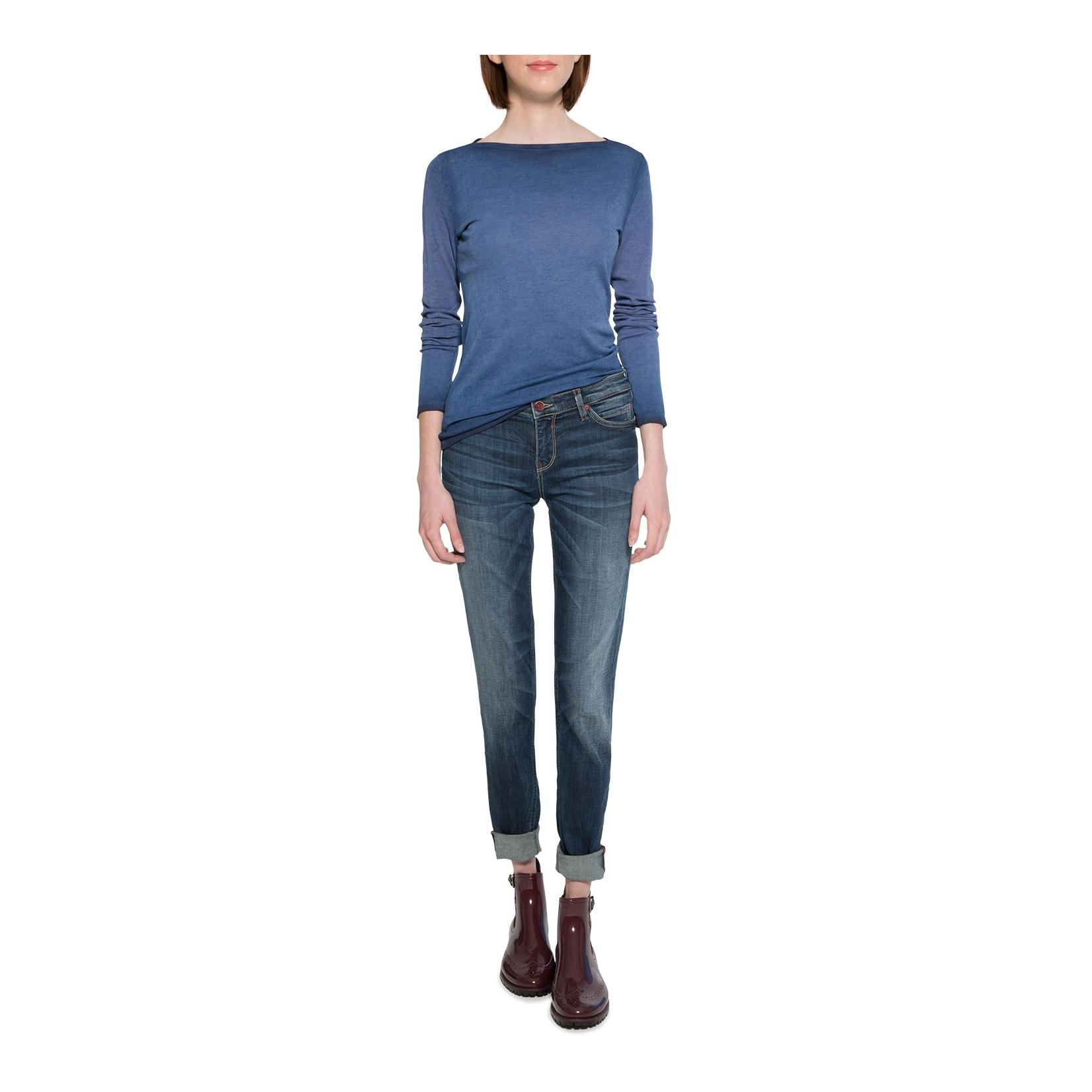 Slim Fit Jeans mit hohem Stretch-Anteil Damen - dunkelblau