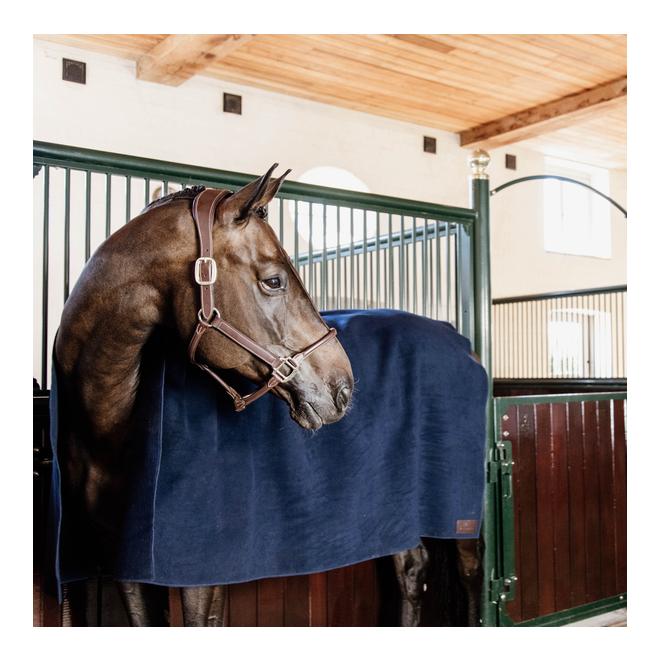 Kentucky Fleecedecke Square Heavy 140x160cm - navy