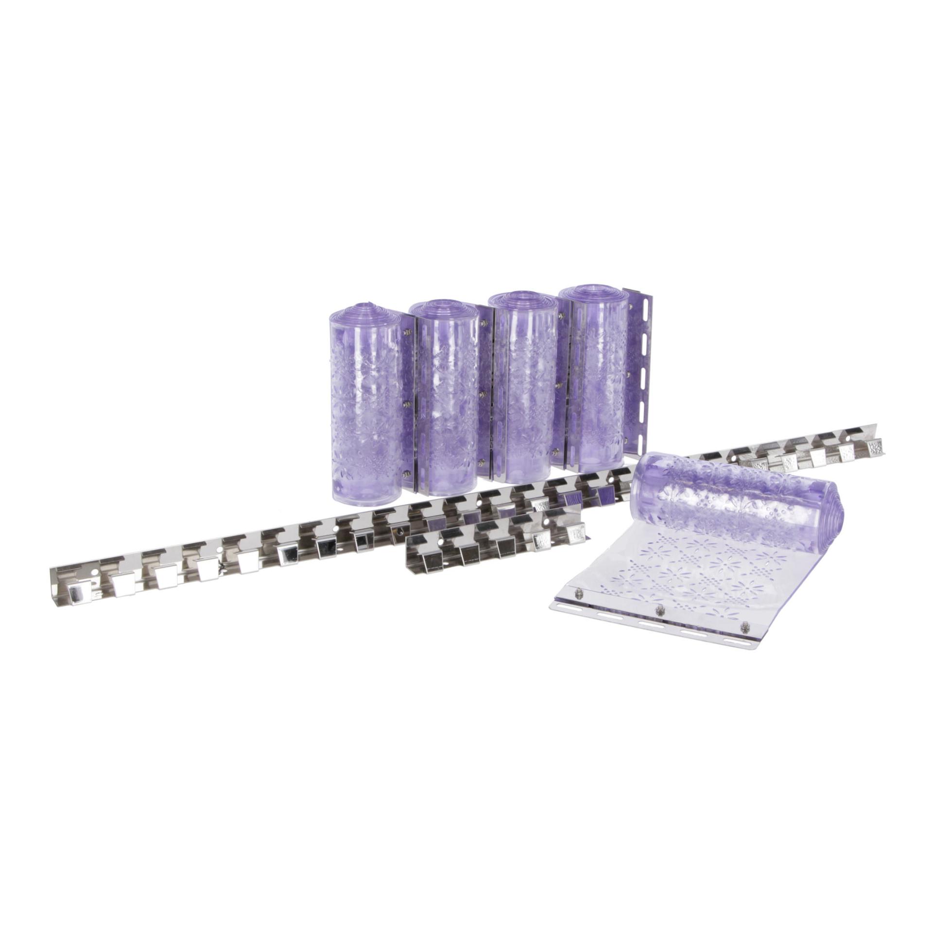 Kerbl Ensemble de rideaux à bandes anti-mouches en PVC