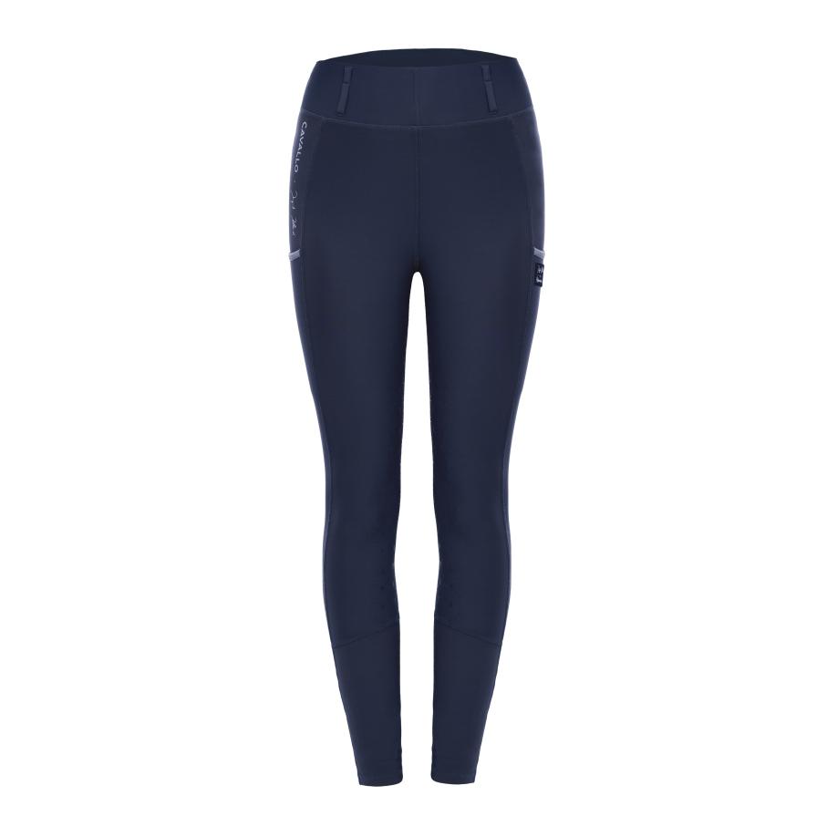 Cavallo Leggings d'équitation BF Lony Grip I.K. pour femmes - bleu foncé