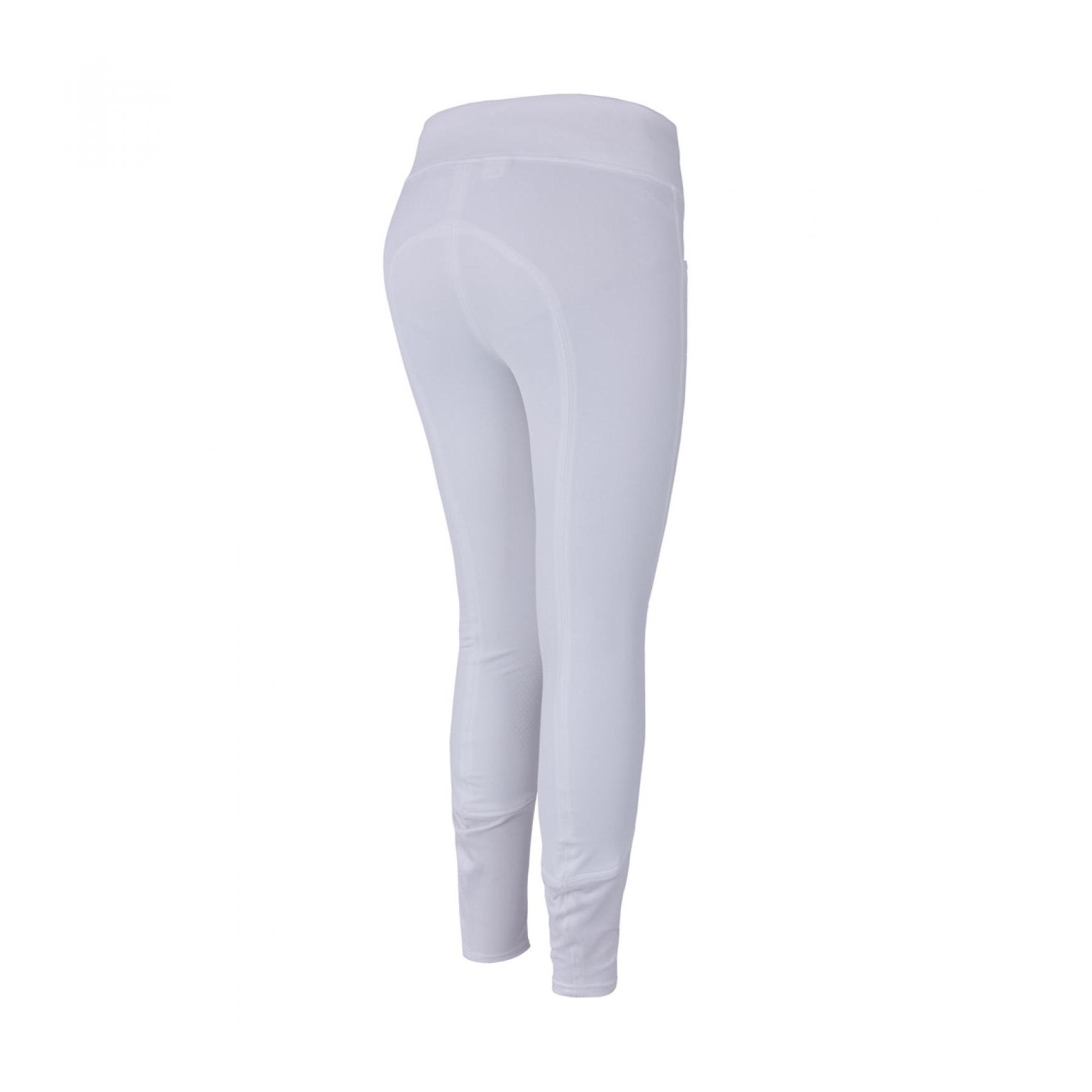 Leggings d'équitation KLKatja Classic grip au genou pour femmes - blanc