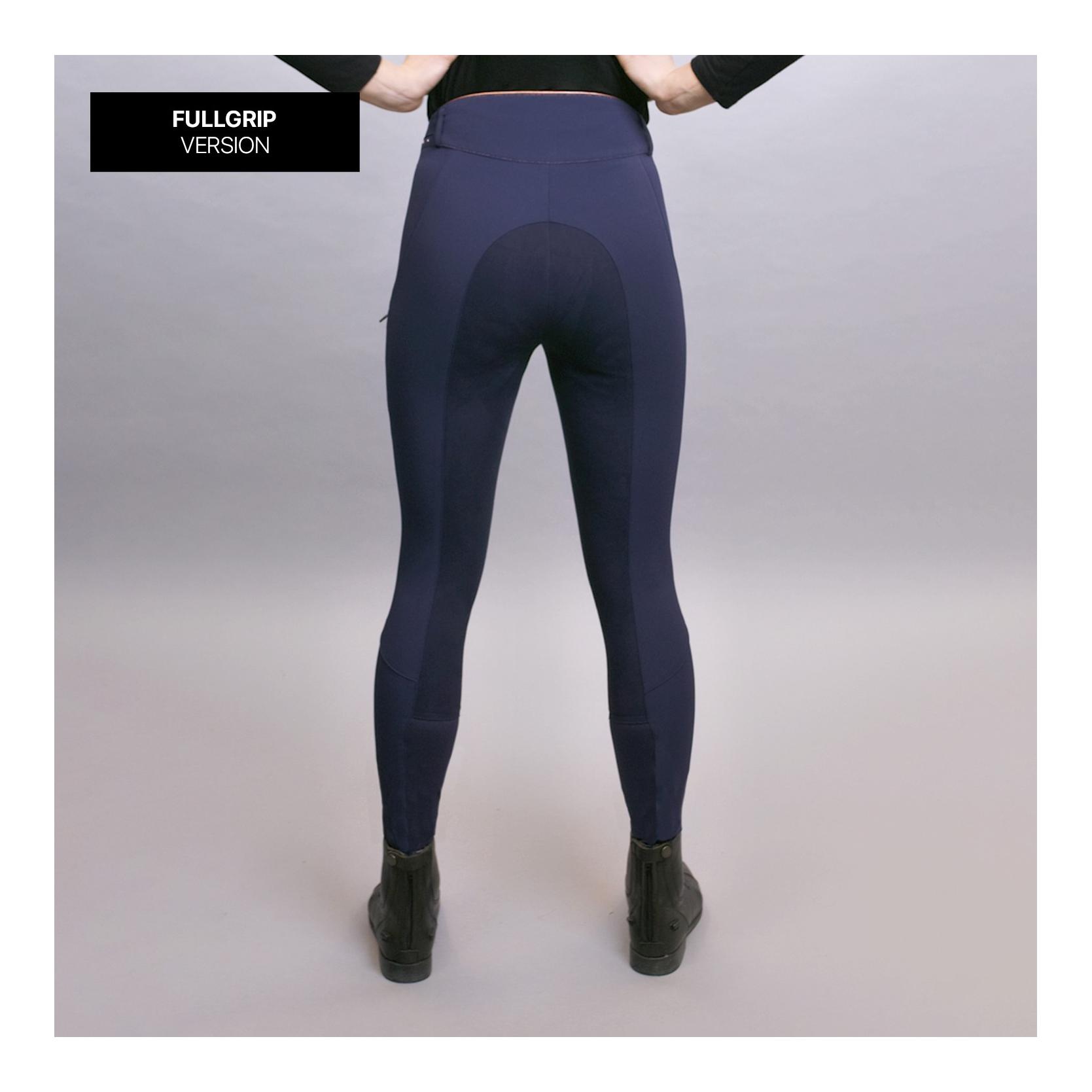 Reithose ESEq. Queen Diamond Vollgrip Damen - navy